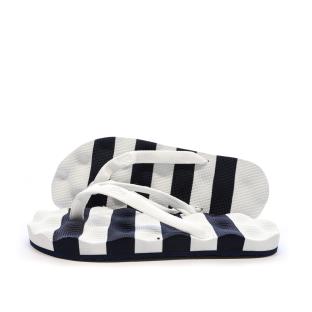 Tongs Blanches/Marines Femme TBS KIPPER pas cher