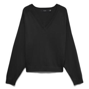 Pull Noir Femme Vero Moda Holly Karis vue 0