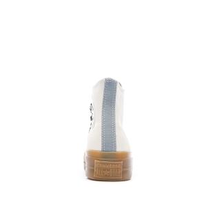 Baskets Blanches Femme Converse Suede A10414C vue 3