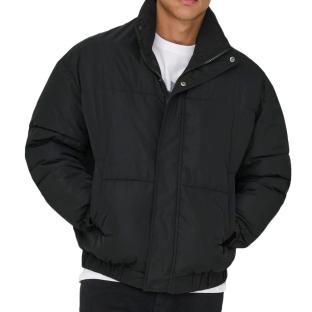 Doudoune Noire Homme Only & Sons Alpha vue 0