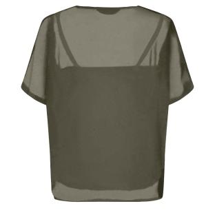 Blouse Kaki Femme Only Tasha vue 2