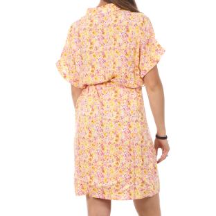 Robe Chemise Blanc/Jaune Femme Vero Moda Easy vue 2