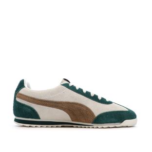 Baskets Vert/Beige Homme Puma Arizona Suede vue 2