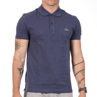 Polo Bleu Foncé Homme Lacoste L.12.12 Slim vue 0
