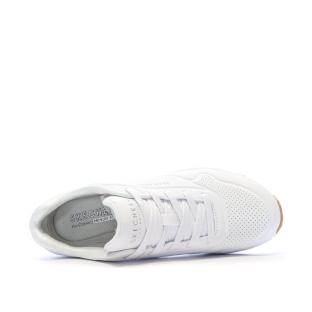 Baskets Blanches Femme Skechers Uno Stand On Air vue 4