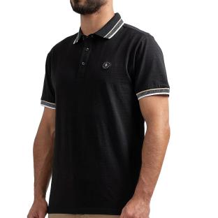 Polo Noir Homme Sun Valley BREKKA vue 0