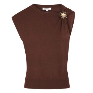 Top Marron Femme Morgan MCHOCO vue 0