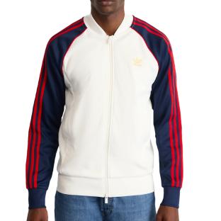 Veste Blanche/Marine/Rouge Homme Adidas IY9859 pas cher