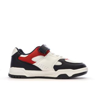 Baskets Blanches/Rouges/Marine Garçon Umbro Travys vue 2