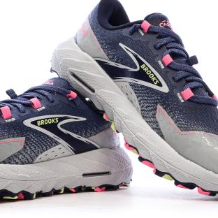 Chaussures de Trail Marine/Gris Femme Brooks Cascadia 18 vue 7