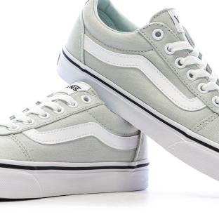 Baskets Vertes d'eau Femme Vans Canvas vue 7
