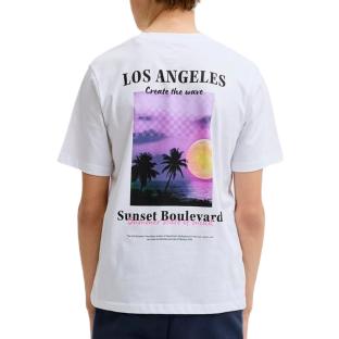 T-Shirt Blanc Garçon Jack & Jones Jjcity vue 0
