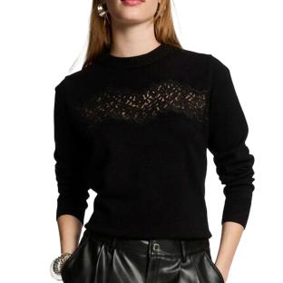 Pull Noir Femme Morgan Mdixie pas cher
