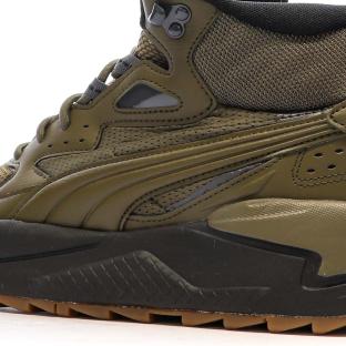 Baskets Kaki Homme Puma X-ray Speed Mid vue 0