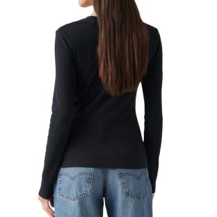T-Shirt Marine Femme Levi's Original Essential vue 2