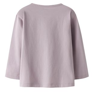T-Shirt Manches Longues Mauve Fille Name it Fobba vue 0