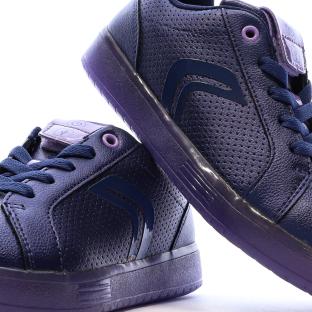 Baskets Violettes Garçon Geox Kommodor vue 7