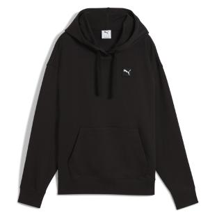 Sweat Capuche Noir Femme Puma Elevated Comfort vue 0