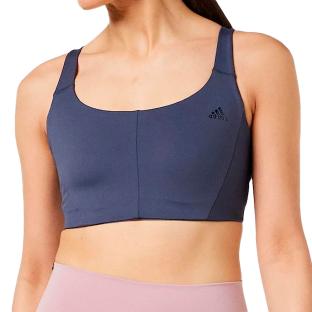 Brassière Marine Femme Adidas Cf Sto Ms Bra pas cher