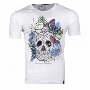 T-shirt Blanc Homme La Maison Blaggio Mexico pas cher