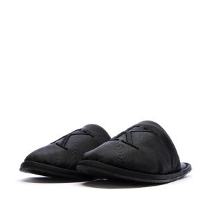 Chaussons Noir Femme Calvin Klein Jeans Slipper Satin Moire vue 6