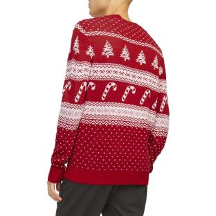 Jersey navideño rojo Jack & Jones Gabriel para hombre ver 0