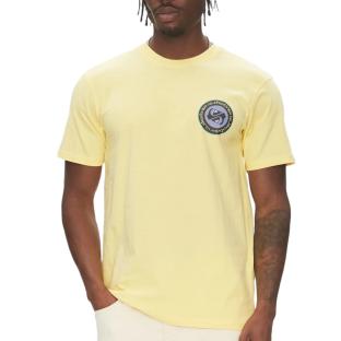 T-shirt Jaune Homme Quiksilver Circle Back vue 0