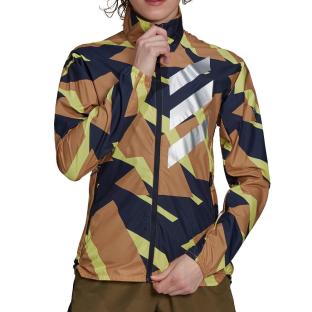 Coupe-vent Marron/Noir Femme Adidas GU3869 pas cher