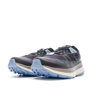 Chaussures de trail Gris/Bleu Femme Salomon Ultra Glide 2 vue 6