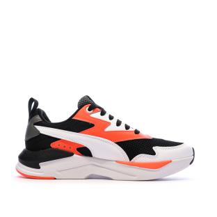 Baskets Noires/Blanches/Oranges Garçon Puma X-ray vue 2