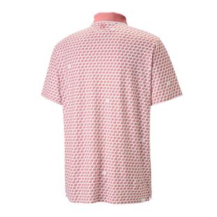 Polo Blanco/Rojo Hombre Puma Love ver 0