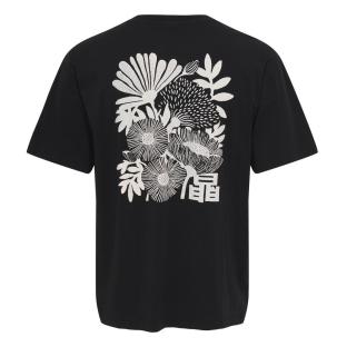 T-Shirt Noir Uni Homme Only & Sons Jeff vue 0