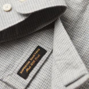 Chemise Bleu/Gris Homme Superdry Smart Shirt vue 2