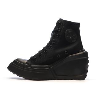 Baskets Noires Femme Converse Chuck 70 De Luxe Wedge vue 0