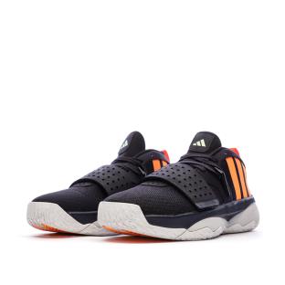 Chaussures de Basketball Noir/Orange Homme Adidas Dame 8 Extply vue 0
