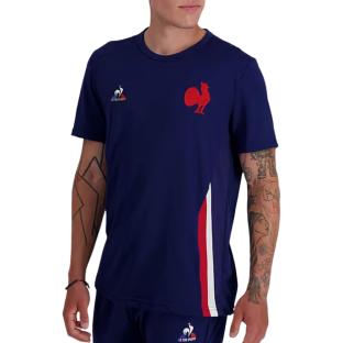 XV de France T-shirt de Présentation Marine Homme Le Coq Sportif vue 0