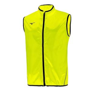 Veste sans manches Jaune Homme Mizuno Rain pas cher