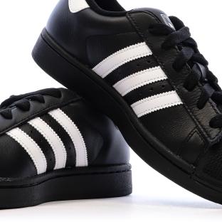 Superstar Baskets Noires/Blanches Homme Adidas vue 7