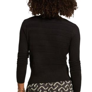 Gilet Noir Femme Morgan MENTHI vue 2