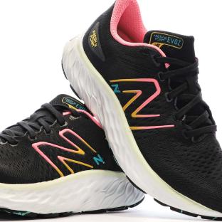 Chaussures de running Noires/Roses Femme New Balance Evoz vue 7