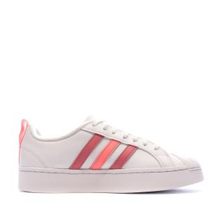 Baskets Blanches Fille/Femme Adidas Streetcheck vue 2