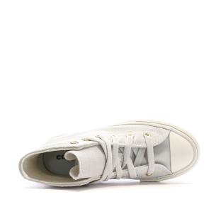 Baskets Grises Fille Converse All Star Eva A10382C vue 4