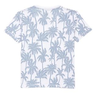 T-Shirt Blanc/Bleu Garçon Kaporal Omyg vue 0