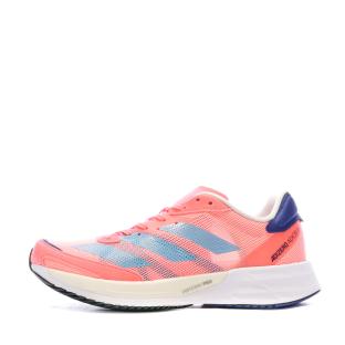 Chaussures de Running Rose Femme Adidas Adizero Adios 6 pas cher