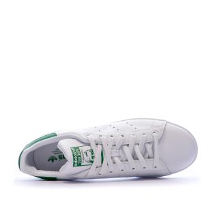 Baskets Stan Smith Blanches/Vertes Homme Adidas M20324 vue 4