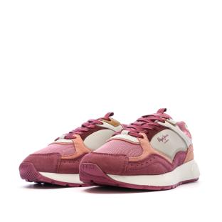 Baskets Rose/Beige Femme Pepe jeans Marlon vue 0