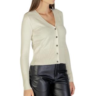 Gilet Ecru Femme Morgan MENTHI pas cher