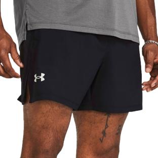 Short Noir Homme Under Armour Launch 5 pas cher
