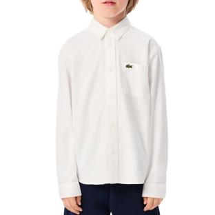 Chemise Blanche Garçon Lacoste Contrast vue 0