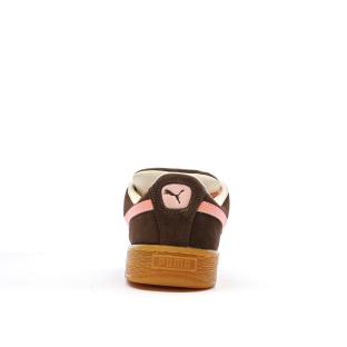 Baskets Marron/Rose Femme Puma Suede XL vue 3